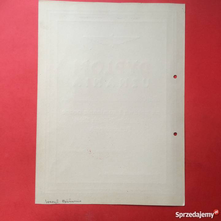 788 Kraków Dyplom Uznania Chrobak Szczecin