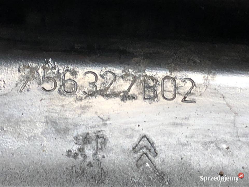 BELKA POD CHŁODNICE CITROEN CELYSEE 756322B02 16 osobowe