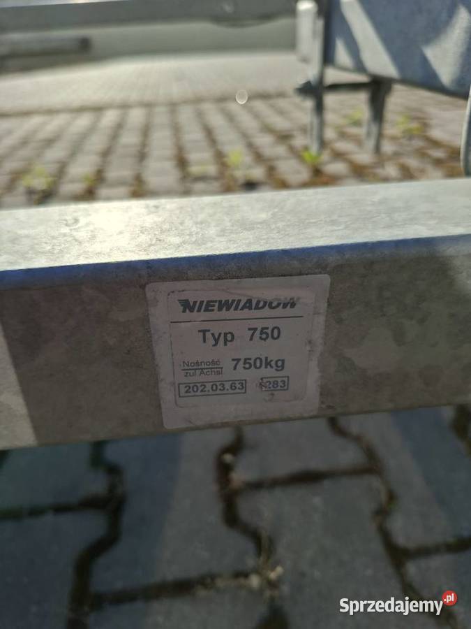 Przyczepka podłodziowa Niewidów mazowieckie Pułtusk
