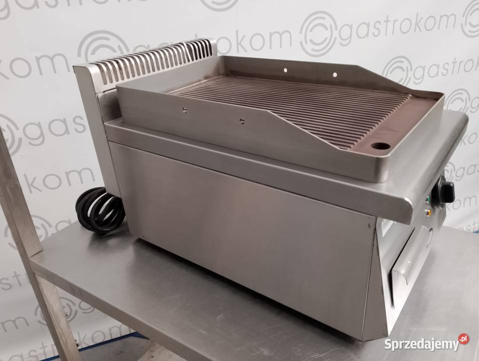 Płyta grillowa el ryflowana Gort 40x70 z szafką Gastronomia
