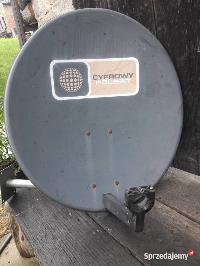 Antena Cyfrowy Polsat z uchwytem montażowym Anteny