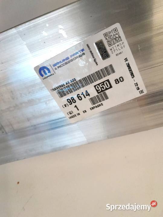 NOWE WZMOCNIENIE BELKA PRZEDNIA RIFTER PARTNER Wzmocnienia, belki i wsporniki Kalisz