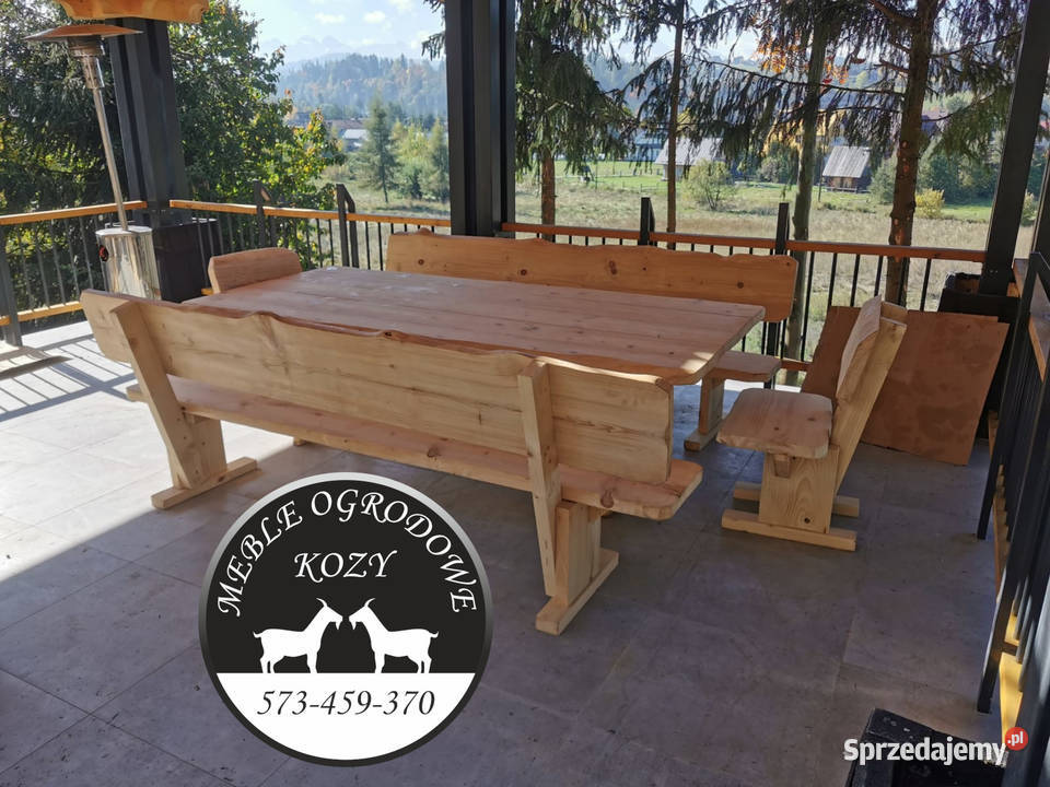 WYPRZEDAŻ POSEZONOWA Meble góralskie ogrodowe Zator