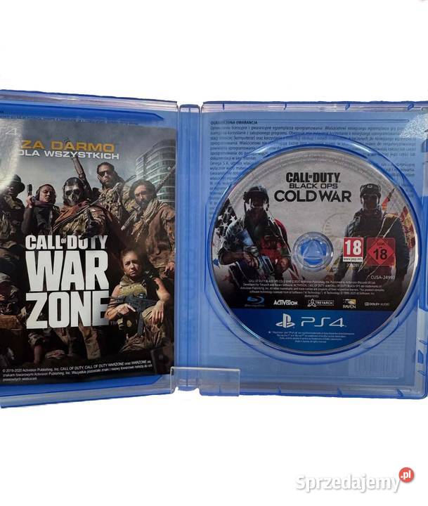 Gra Call Of Duty Black Ops Cold War 4 Elbląg sprzedam