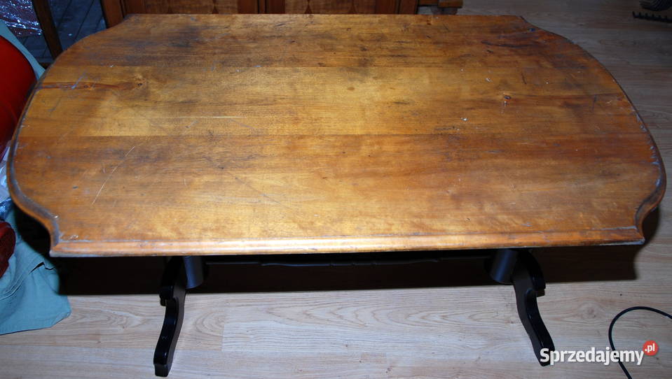 stół noga podstawa blat rzeźbiona eklektyk Meble mazowieckie Warszawa