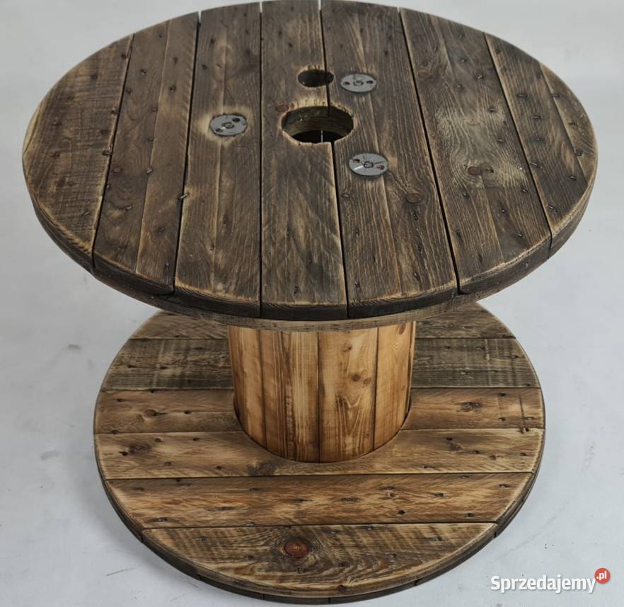 Stolik z desek dębowych beczki whisky stolik Stoliki kawowe i ławy łódzkie Aleksandrów Łódzki