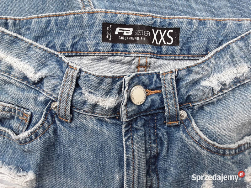 Spodnie jeans rXXS z dziurami Yorker Długie Spodnie Warszawa