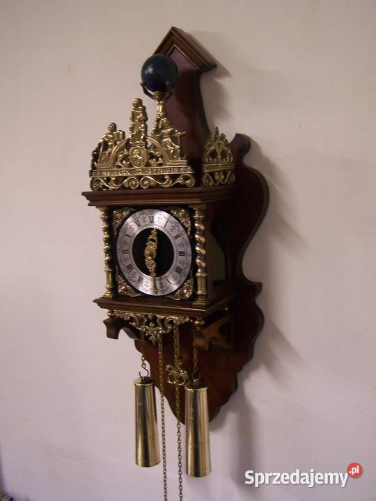 tan Nie wymaga renowacji Antyczny zegar wiszący zachodniopomorskie Koszalin