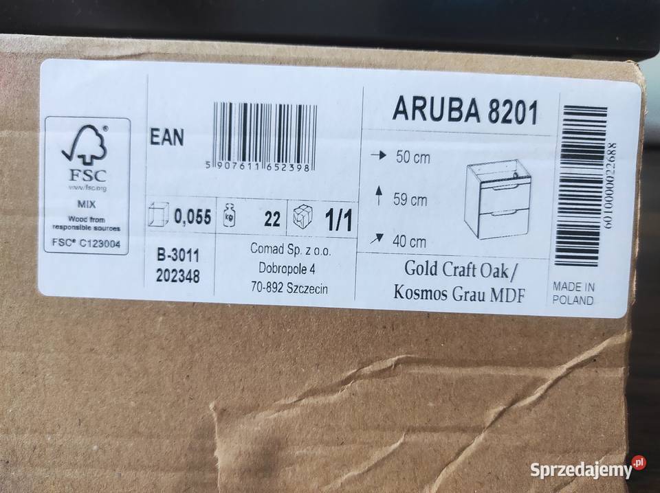 Szafka pod umywalkę Aruba 50 Lublin