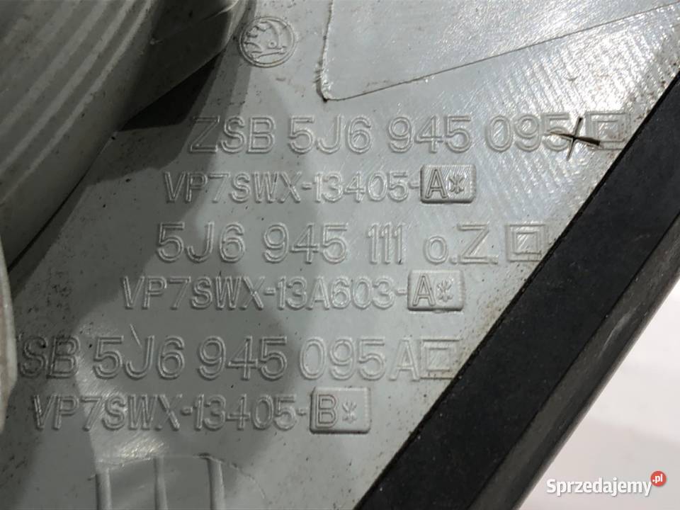 LAMPA LEWY TYŁ SKODA FABIA II 5J6945111
