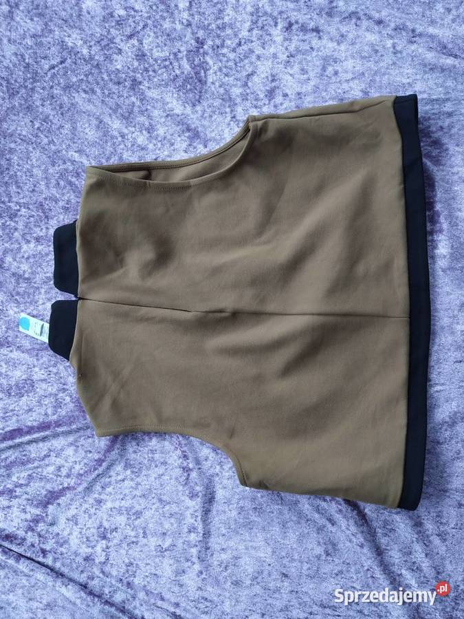 Bluzka crop top river island karmelowy braz sprzedam