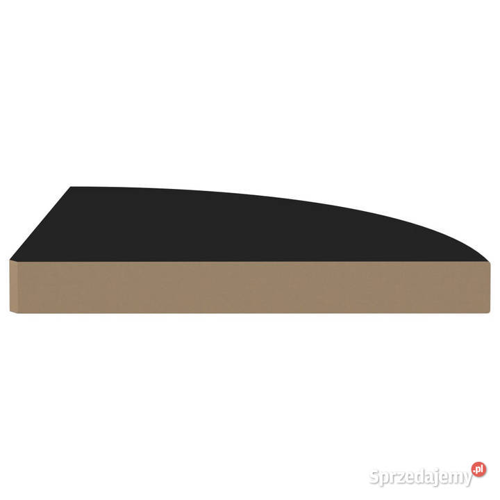 Narożne półki ścienne 4 czarne 35x35x38 MDF mazowieckie Warszawa sprzedam