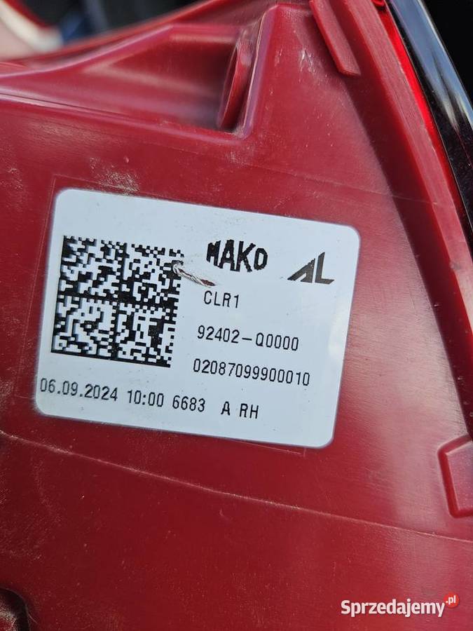 Lampa prawa tył Hiundai i20 III 924020Q0000 małopolskie Igołomia