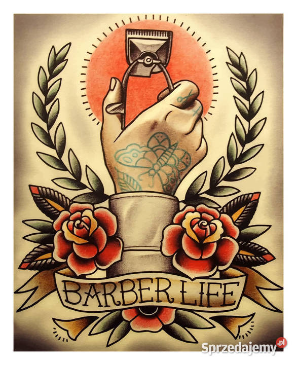 Obraz na płótnie 40x30 barber fryzjer salon Dekoracje i ozdoby małopolskie Kraków