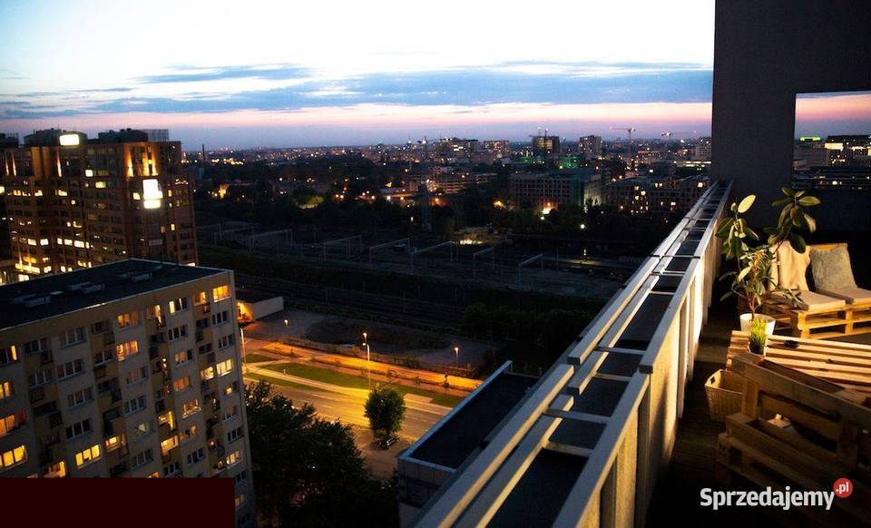 Biuro z panorama taras 58m zachody słońca Warszawa