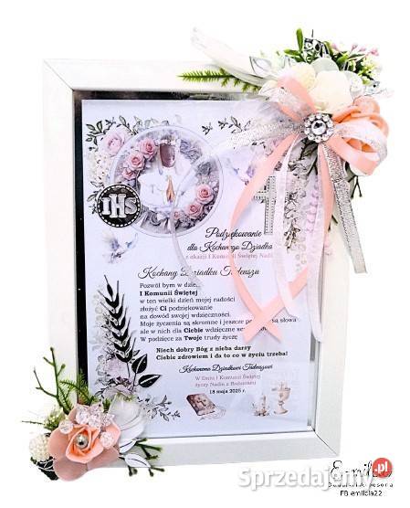 Podziękowania STOJĄCE RAMKI 3D do POWIESZENIA Zielona Góra