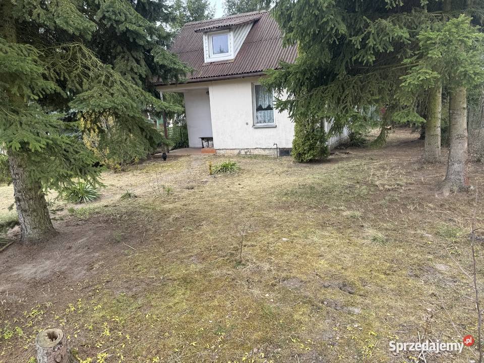 Domek na działce Rod Leszno obok Kampinosu