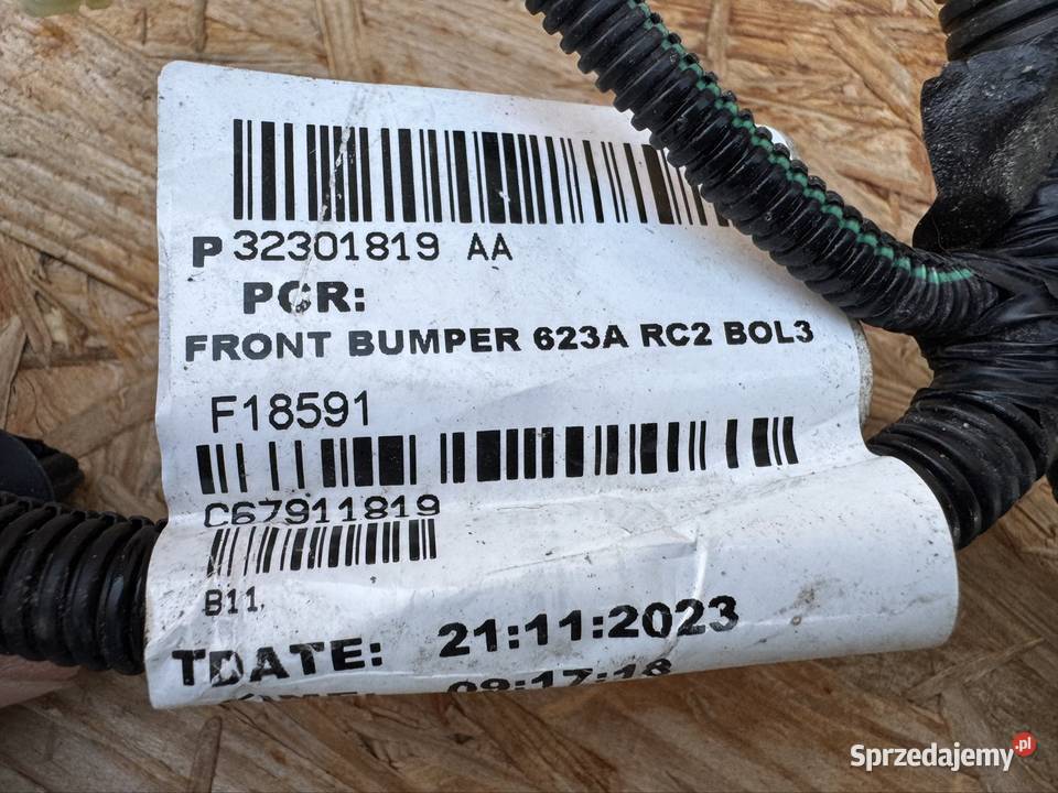 Wiązka instalacja zderzaka przód Volvo xc40 lift wielkopolskie sprzedam