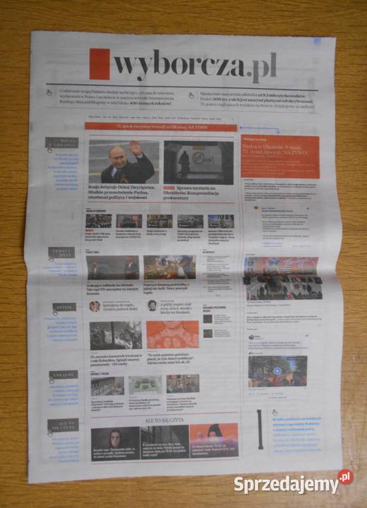 Dodatek pt Wyborcza Gazeta Wyborcza Parczew sprzedam