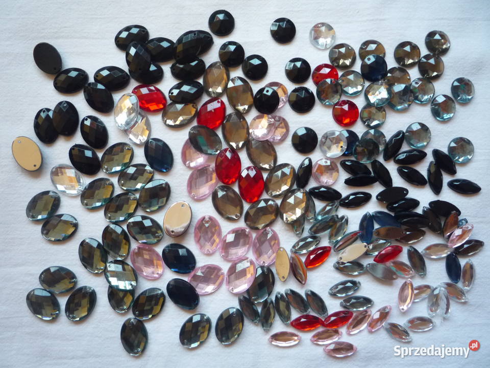 Koraliki kamyki kamienie owalne okrągłe łezki do Szczecin