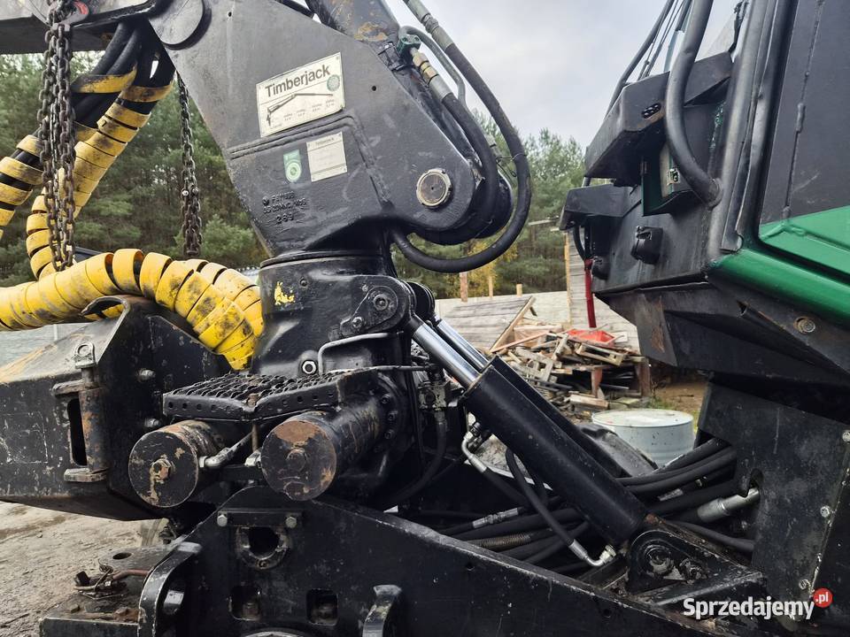 Harvester Timberjack 1070 H745 John Deere Ponsse Leśnictwo pomorskie Trzebielino