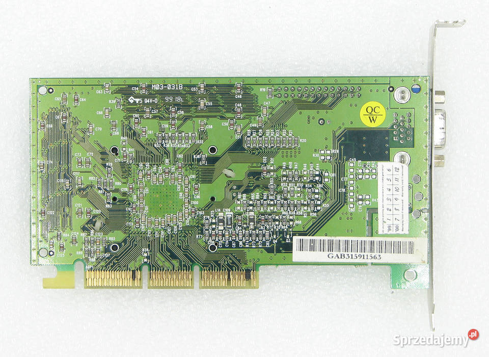 GUILLEMOT Maxi Gamer Xentor NV5 TNT2 16MB SDR Karty graficzne Cielądz