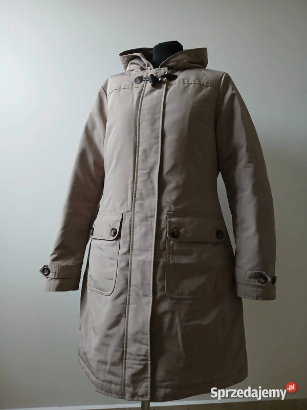 Kurtka damska zimowa beżowa puchową Geox rozmiar brązowy/beżowy Kurtki i płaszcze Kielce