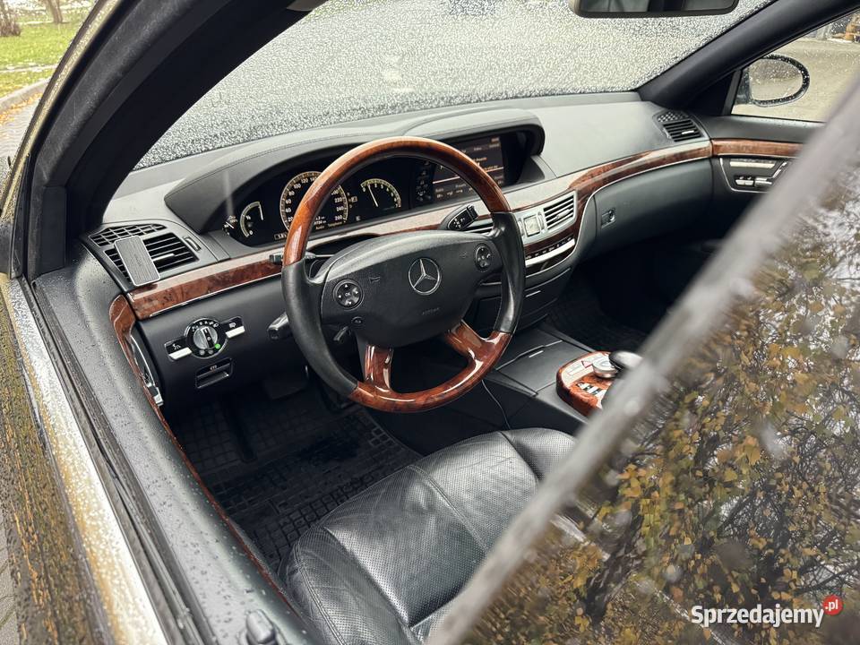 Mercedes S kalsa 55 V8 388 Long LPG Rok produkcji 2007 mazowieckie Warszawa