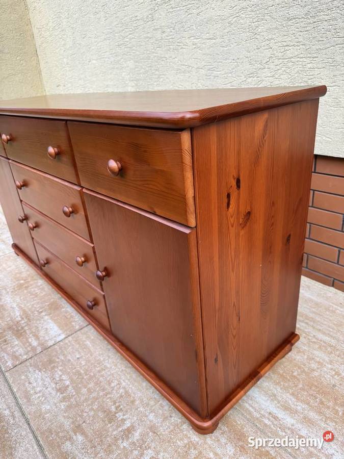 Komoda Skalik drewniana olchowa klasyczna szafka