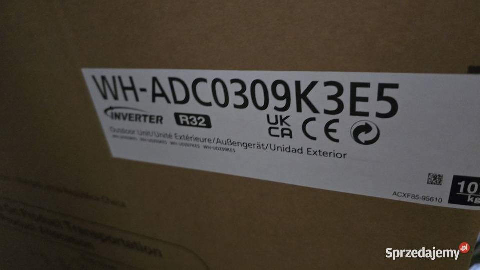 Panasonic Seria K pompa ciepła 3kW9kW jednostka Wolbórz