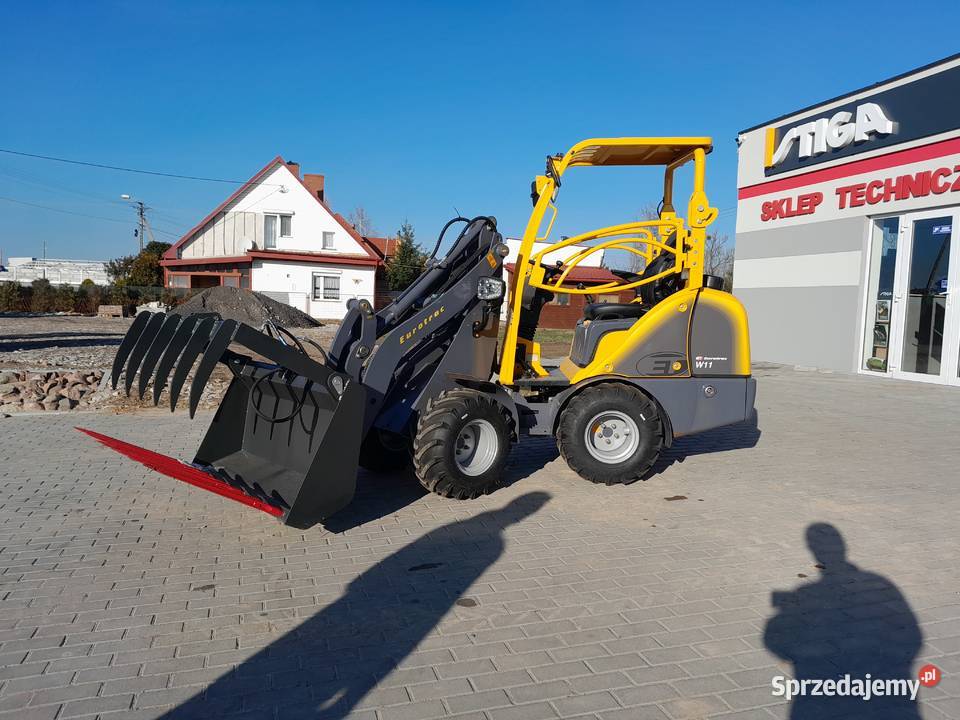 Ładowarka przegubowa EUROTRAC W11 ramka krokodyl Ciechanów