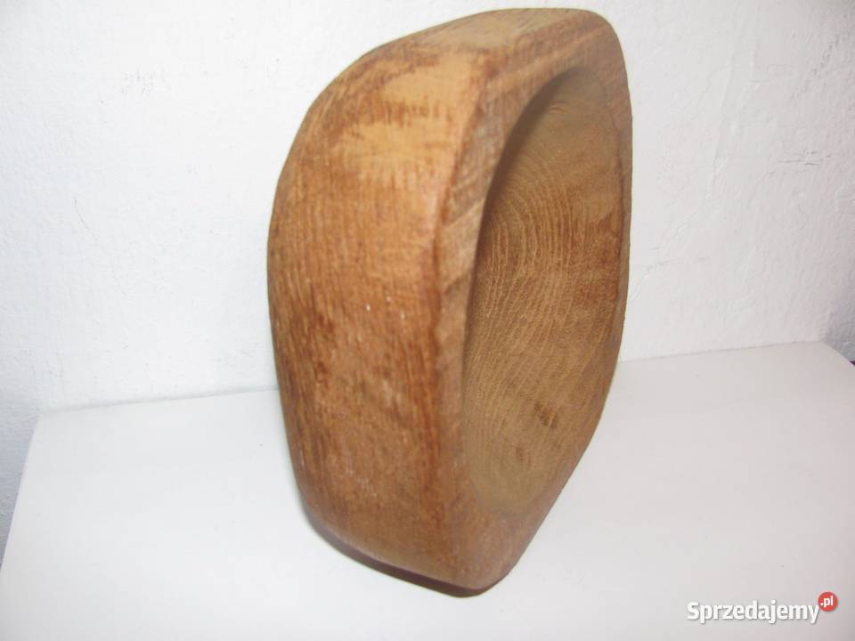 moździerz z twardego drewna hand made misa do Zamość