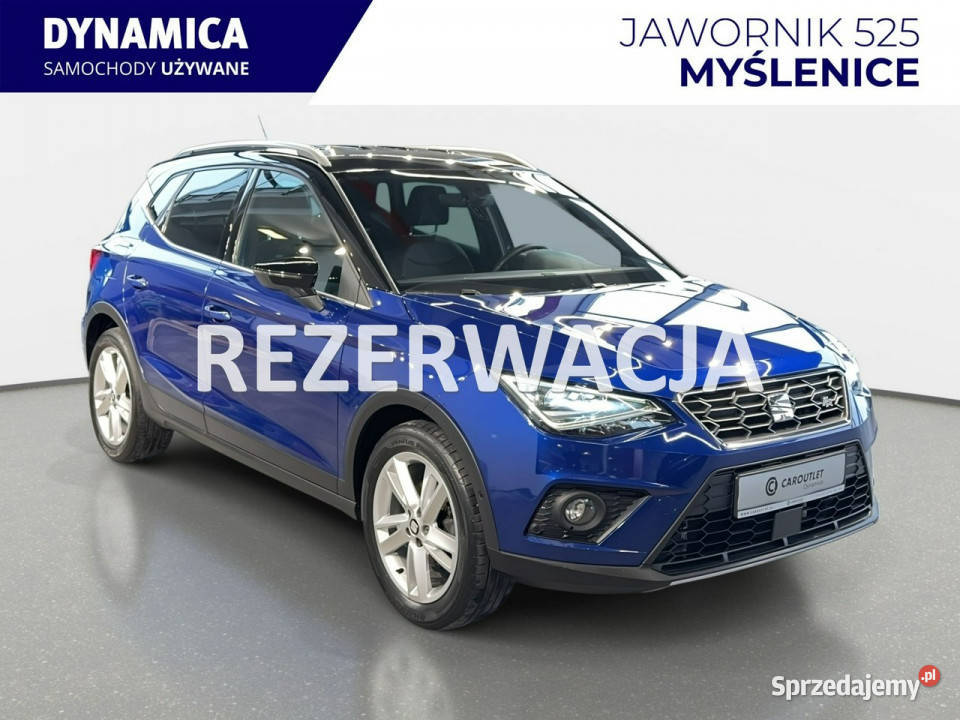 Seat Arona VAT 23 FR 10TSI 110 DSG 2021 r salon lakier metallic Myślenice