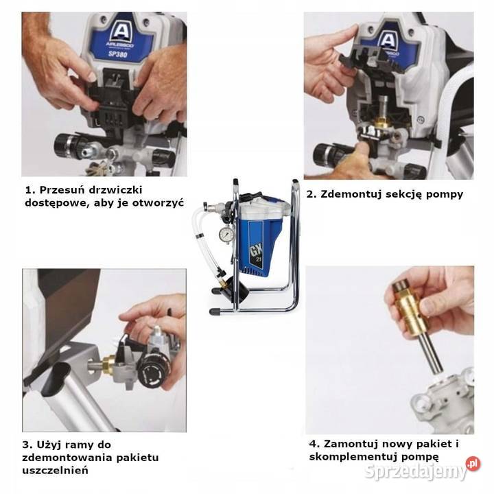 Zestaw naprawczy Pompa do Agregatu Graco GX 21 wielkopolskie Piła