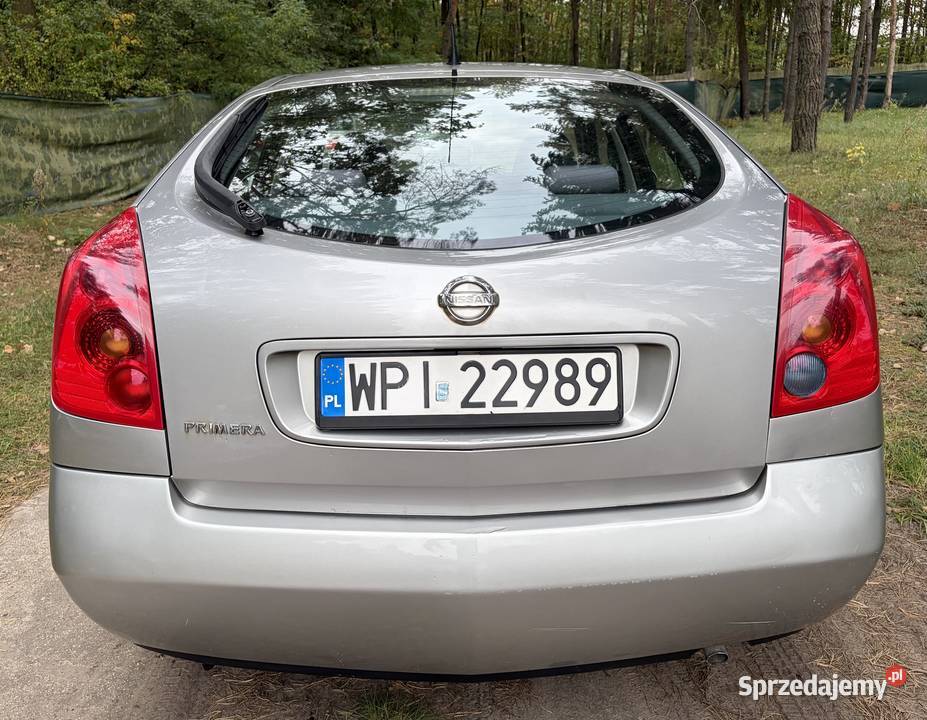 Nissan Primera 16 Benzyna Salon Bezwypadkowy wielofunkcyjna kierownica mazowieckie Warszawa sprzedam