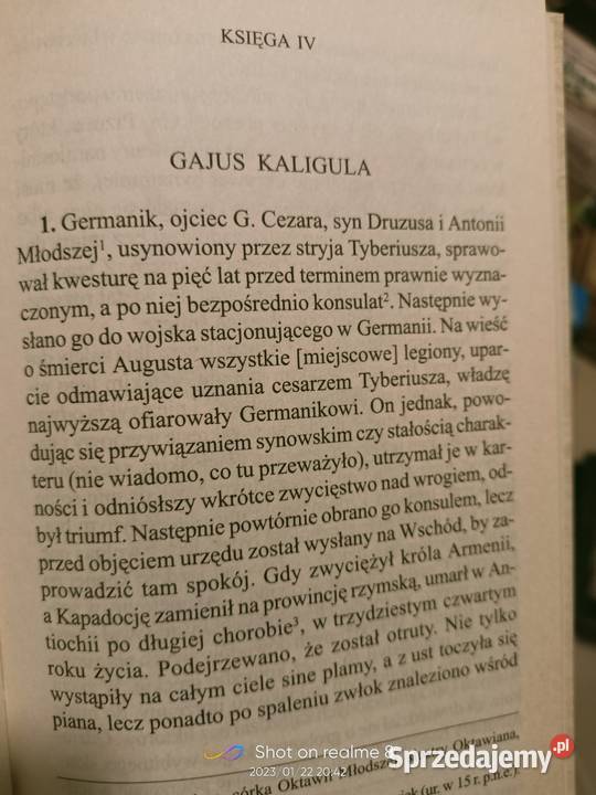 Swetoniusz Żywoty cezarów książki Warszawa mazowieckie