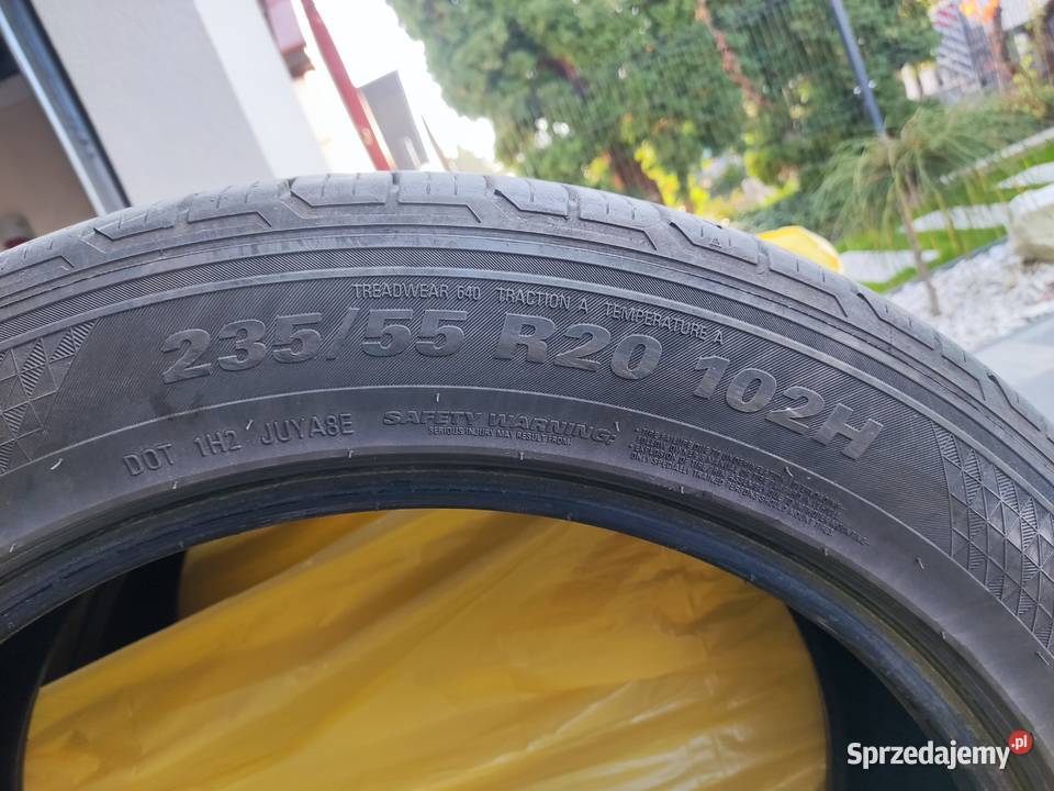 Opony letnie KUMHO 2355520 DOT4422 komplet Samochodowe warmińsko-mazurskie Nowe Gizewo sprzedam