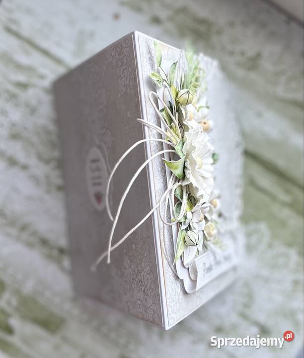 Kartka na Chrzest ręcznie robiona w pudełku z Mielec sprzedam