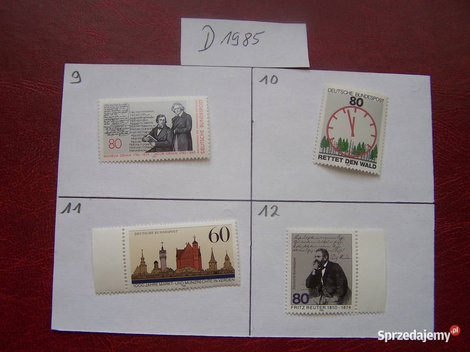 Niemcy 1985 MNH Znaczki z roczników WYBIERAJ Tychy