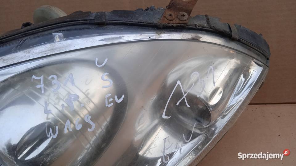 MERCEDES W169 LAMPA PRZÓD LEWA SOCZEWKA EU osobowe Zbierkowo sprzedam