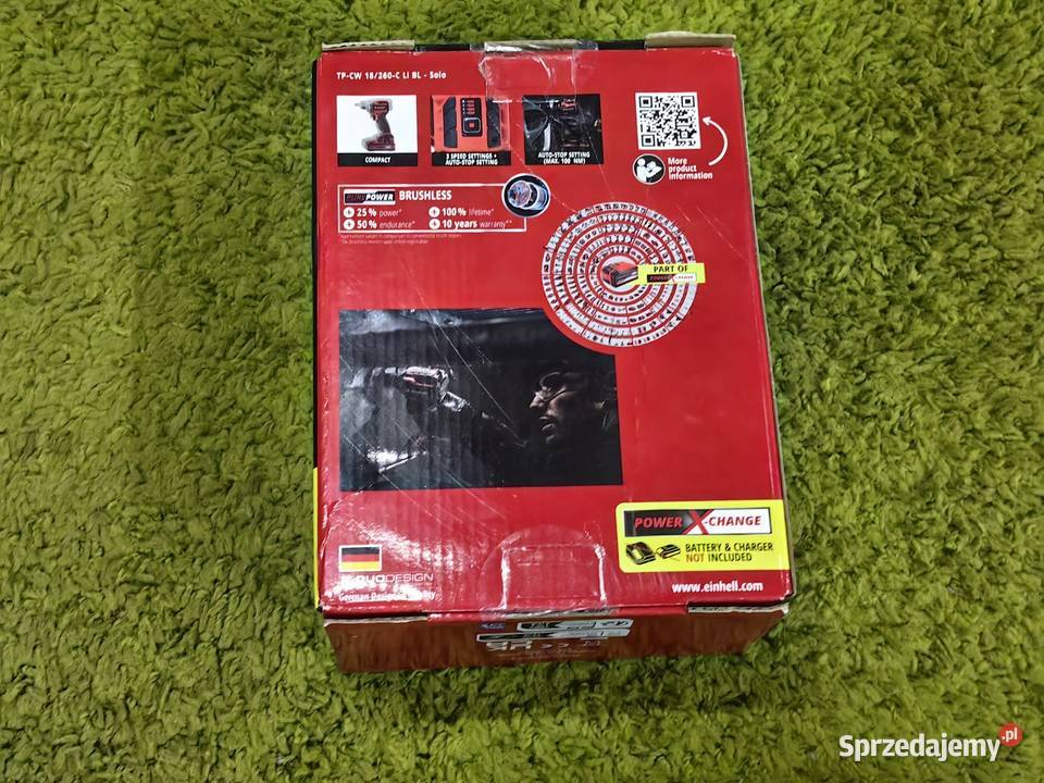 Klucz udarowy einhell Professional TPCW 18 łódzkie Inczew
