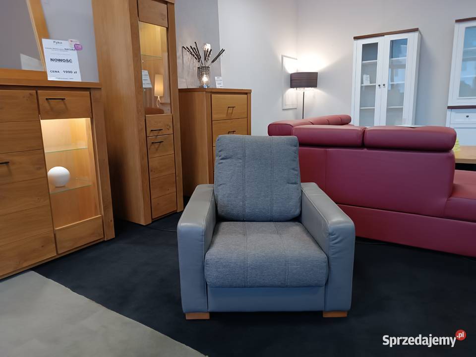 Nowy Fotel VEGAS 2 w Tkaninie WYPRZEDAŻ 65 Olesno sprzedam