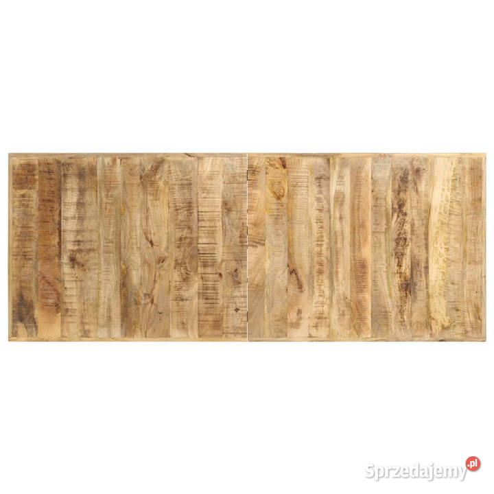 Stolik barowy 180x70x107 surowe drewno mango