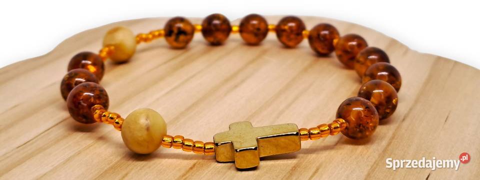 Bransoletka różaniec dziesiątka różańca z