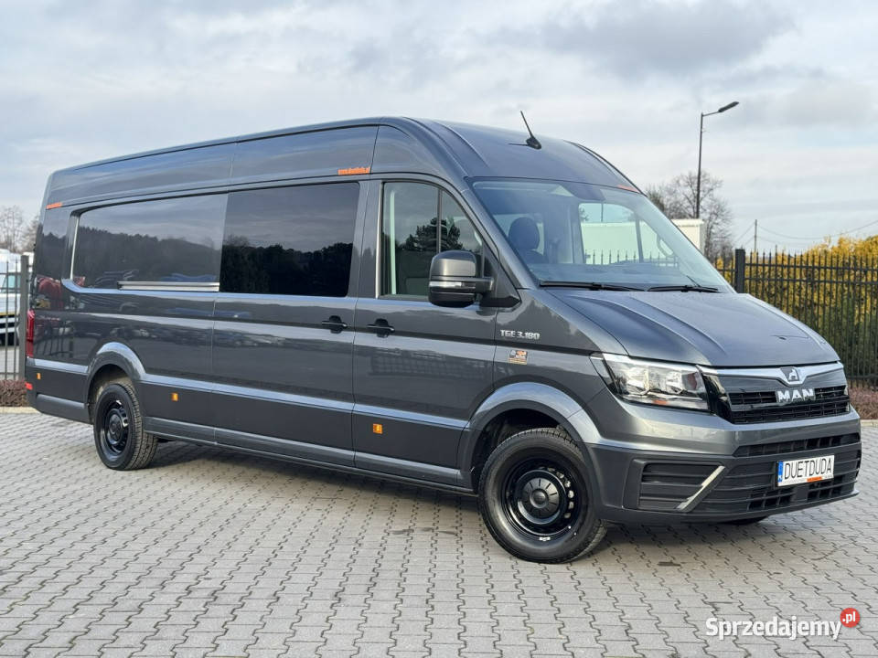 Man TGE 3180 Automat 7OSÓB Brygadówka LONG L5H3 2000cm3 Widełki