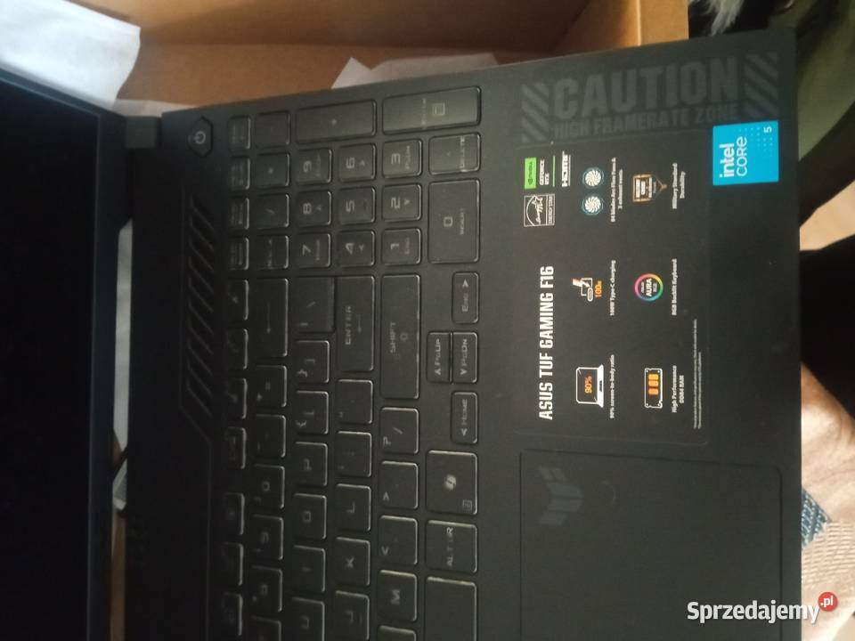 Laptop asus tuf gaming Nowy GWARANCJA Ślesin