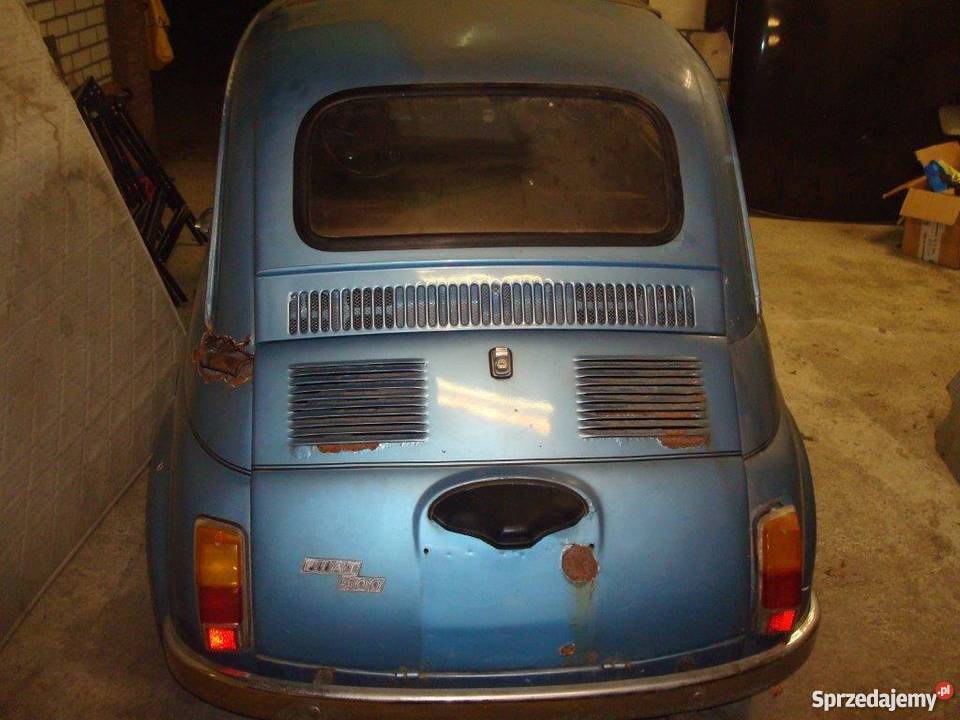 Fiat 500 kompletna R do renowacji 111111km 500 Motoryzacja małopolskie