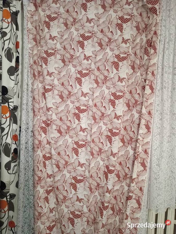 Materiał zasłonowy z PRL u śląskie Mysłowice