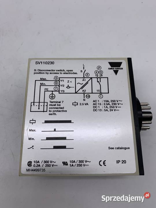 Carlo Gavazzi SV110230 Dual Level Relay Warszawa