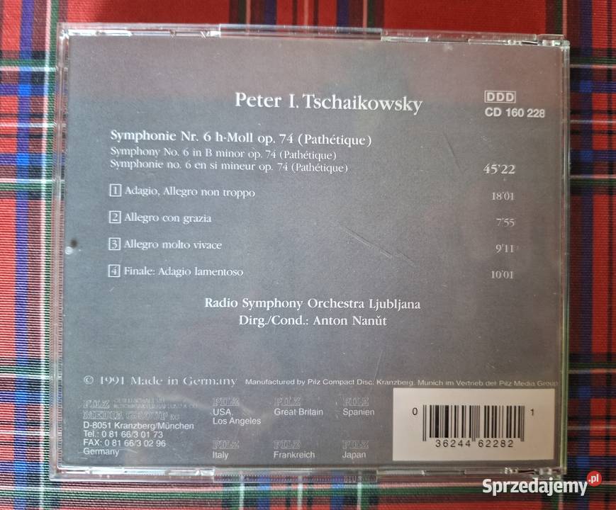 Peter I Tschaikowsky Pathetique Vienna Master Kraków